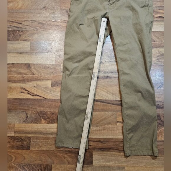 prAna Breathe Straight Fit Pants Men’s Khaki Organic Cotton Coolmax - Picture 11 of 11